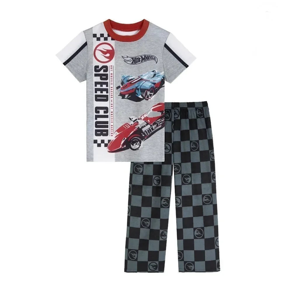 Hotwheels & Sonic Short Sleeve Top & Sleep Pants Pajama 2, 2-Piece Sets Size L